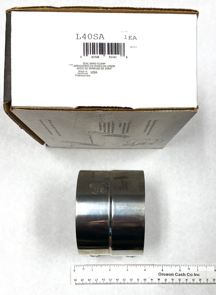 Braçadeira de escape Diamond Eye Performance L40SA resistente para vários veículos - Imagem 3 de 4