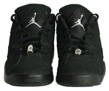 Nike Air Jordan 6 Black Retro Low BG Chrome Sneakers US Size 7Y EUR Sz 40 Shoes