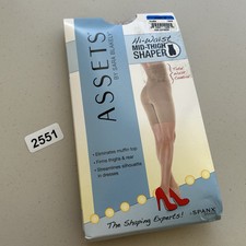 SPANX Assets by Sara Blakely Hi-Waist Mid-Thigh Shaper Nude 166B Size 4
