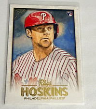 Topps Gallery 2018 Rhys Hoskins Philadelphia Phillies Rookie Card #133 MLB. rookie card picture