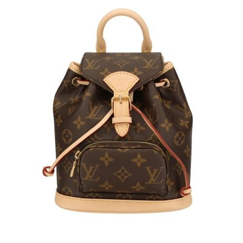 Louis Vuitton Monogram Montsouris Mini Backpack Brown M11199