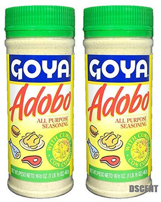 Adobo All Purpose Seasoning with Cumin by Goya, Poultry, Seafood, Meat, and Vege