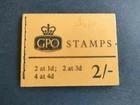 GB QEII JAN 1968 Machin Definitive 2/- Booklet. SGN31p. Complete.