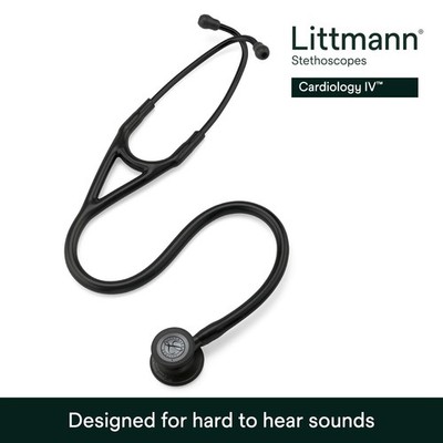 3M Littmann 6163 Cardiology IV Stethoscope - Black for sale online