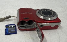 Fujifilm FinePix AX230 Red 12MP Digital Camera 5x Zoom Tested Working GC-6627