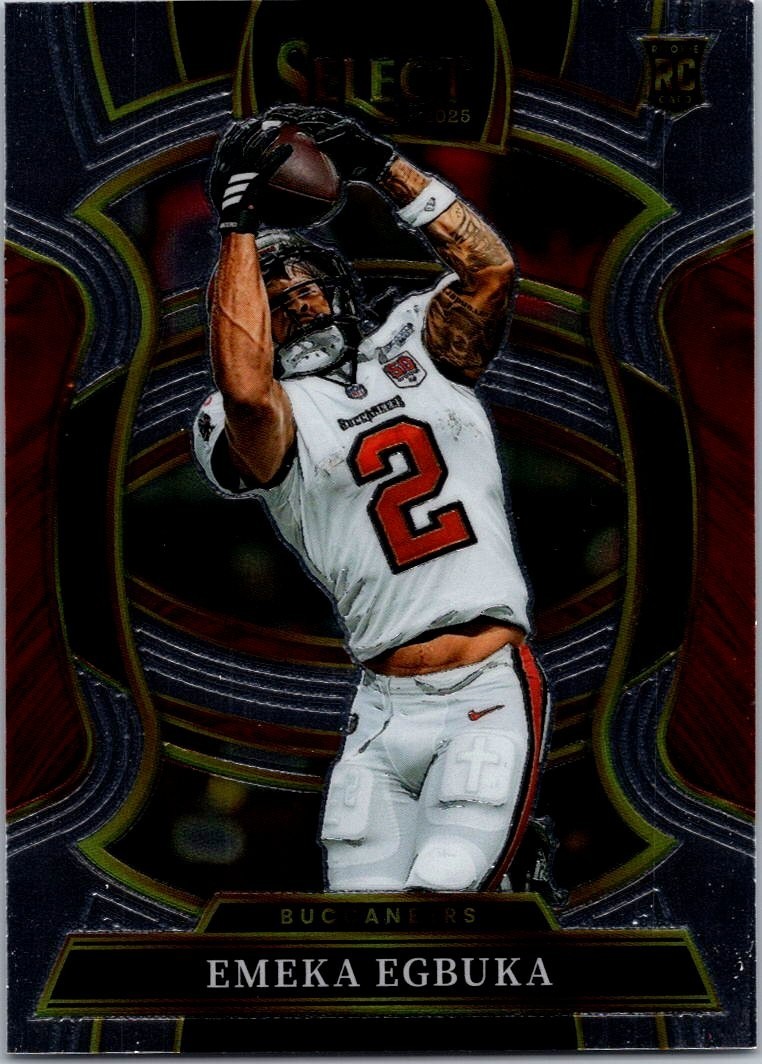 2025 EMEKA EGBUKA PANINI SELECT NFL #37 CONCOURSE ROOKIE RC CARD BUCCANEERS BUCS