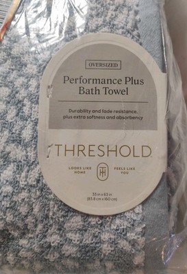 Performance Plus Bath Towel Oversized Bath Towel- Threshold  33 x63  100 Cotton