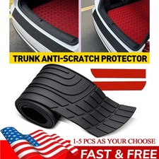 41 Universal Car Rear Bumper Guard Rubber Anti-scratch Trunk Edge Protector 1-5