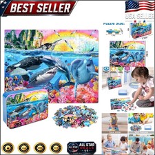 Fun  Educational Underwater World 100 Piece Kids Puzzle in Travel-Friendly Box