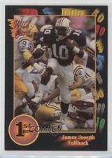 1991 Wild Card Draft James Joseph #58 Rookie RC 0ng2. rookie card picture