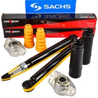 2X Maxgear StoßDäMpfer + Service-Kit + Domlager Hinten FüR Alhambra VW Golf 5