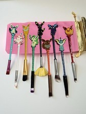 Pokemon Makeup Brush Set Evee Evolutions Everything Pictured Included 