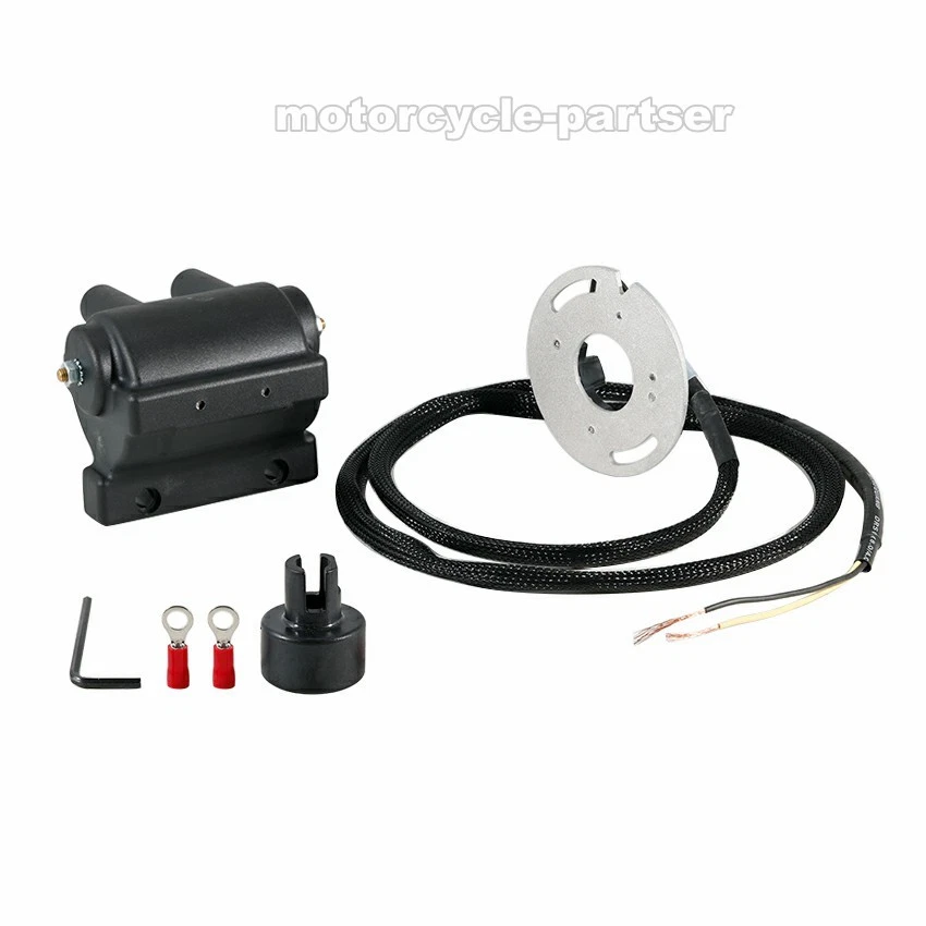 For Harley Davidson Dual Fire Ignition Coil FLHR Road King FXRC Low Rider Chrome - Изображение 3 из 4