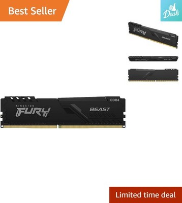 Compact 8GB DDR4 3200MHz CL16 RAM Module with Heatsink for Enhanced Performance