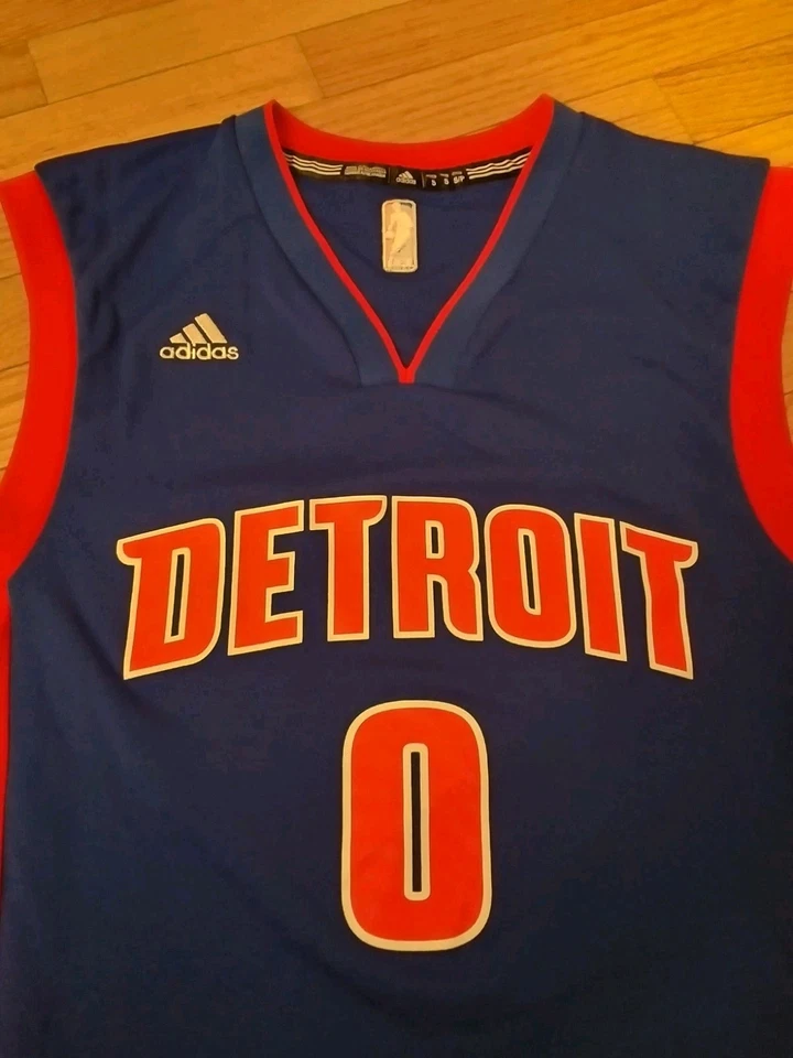 Camiseta Adidas Andre Drummond Detroit Pistons NBA para hombre talla S Foto 3 de 4