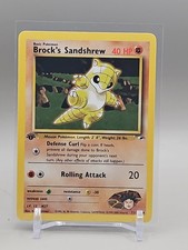 Brock's Sandshrew - 1st Edition - 71/132 Gym Heroes- NEVER PLAYED on eBay