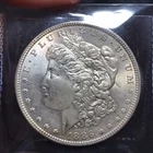 1886 P Morgan Silver Dollar MS BU UNC Better Date Toned Well Struck