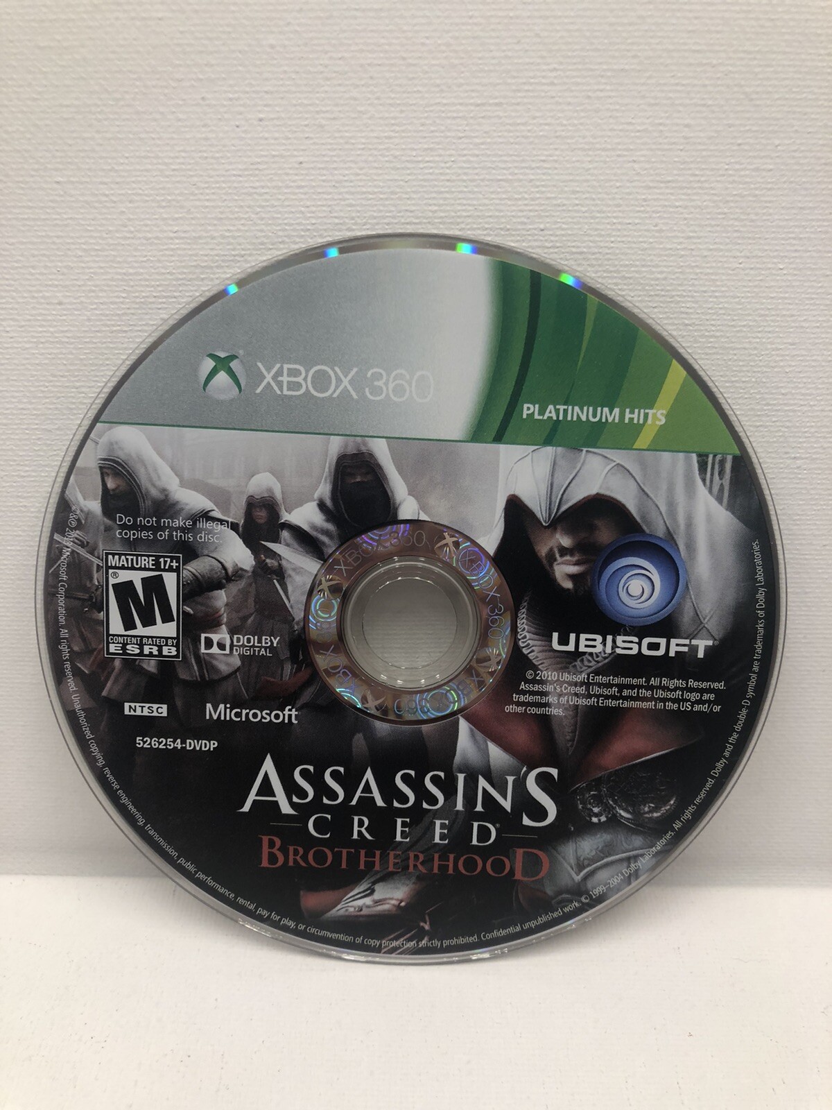 Assassin's Creed: Brotherhood XBOX 360 Disc Only Free Shipping