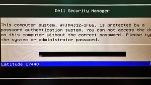 bypass dell security manager