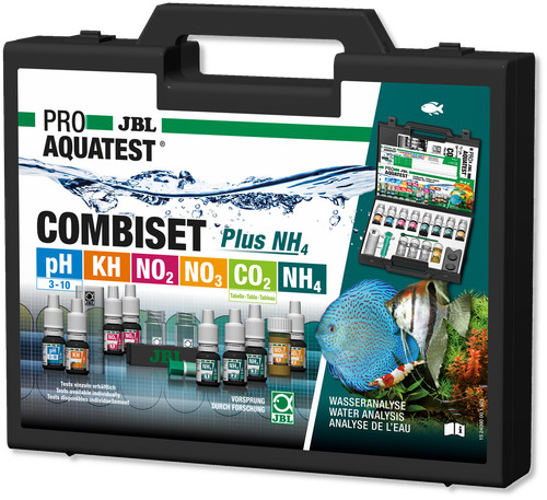 JBL COMBISET TEST Plus NH 4 NH 3 Wassertest Koffer Koi Teich Aquarium Fisch SET