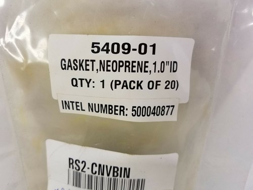 (Lot of 20) 5409-01 Neoprene Gasket - 1" ID x 2.75" OD x .075" Thickness - Picture 2 of 6
