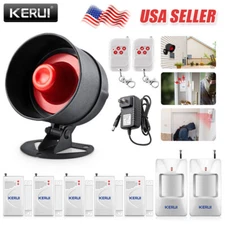 Wireless Home Alarm System Security Garage Burglar Standalone PIR Motion Detect