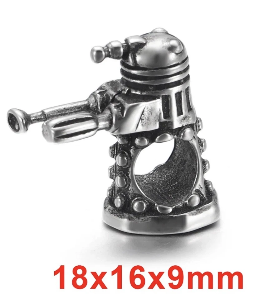 Doctor Who Dalek Davros Kelad Charm compatible with major charm brands. FREE P&P - Image 2 of 4