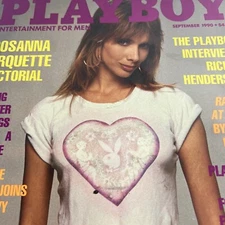 Playboy Magazine September 1990 Cover: Rosanna Arquette Playmate: Kerri Kendall