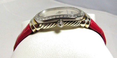 David Yurman SS Stainless Steel Madison Diamond Watch Fushia  display picture 2