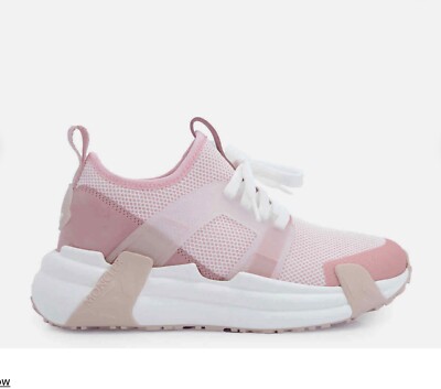Moncler Ladies Open Pink Lunarove Sneakers