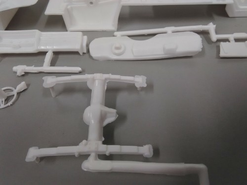 1978 Dodge Monaco 1/25 Frame Chassis interior tub dash seat parts Roscos Cop Car - Picture 4 of 6