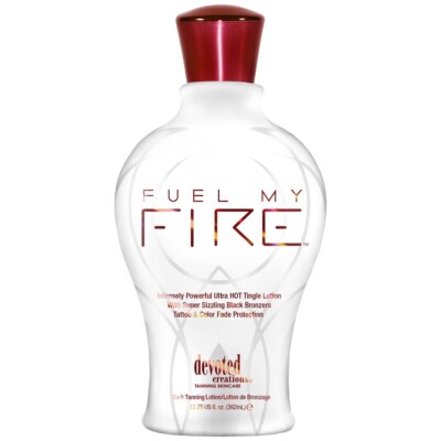 Devoted Creations Fuel My Fire Super Sizzling Black Bronzing Lotion 12.25 oz