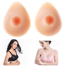 Silicone Breast Forms Fake Boobs Crossdresser Transgender Bra Enhancer Waterdrop