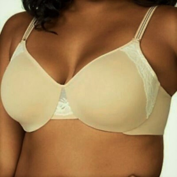 Lace Trim Minimizer Bra Almond Gi8961a 