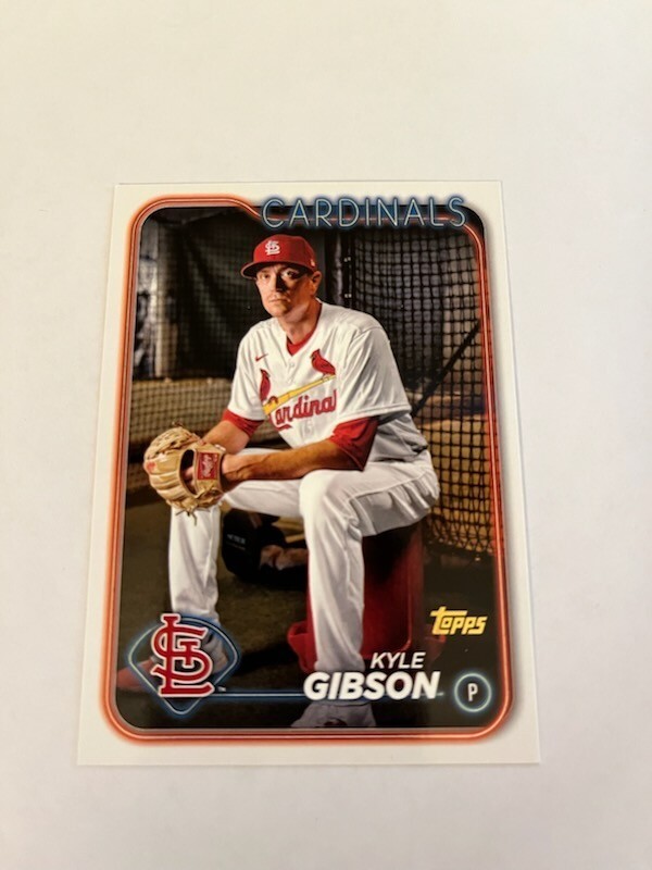 Kyle Gibson 2024 Topps Series 2 #695 Golden Mirror Image Variation SSP Cardinals