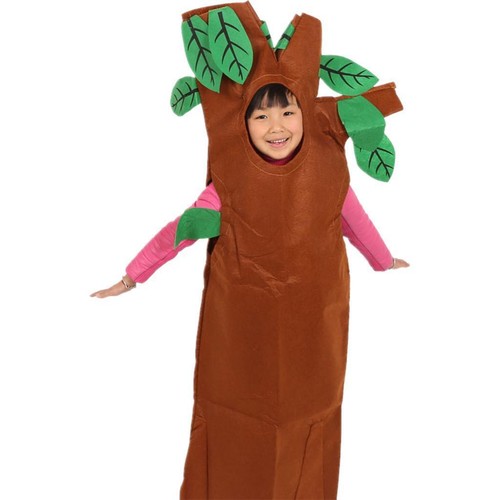 Kids Tree Costume Non-woven Fabric Forest Plant Outfit Party Fancy Dress - Picture 4 of 12