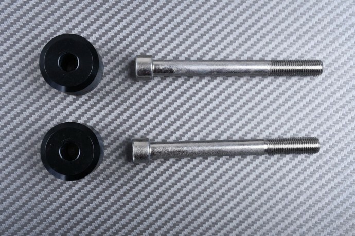 Rehausseur de guidon 30mm en aluminium CNC pour DUCATI Multistrada 950 noir