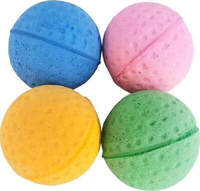 PET LOVE BOUNCY FOAM SPONGE GOLF BALLS CATS TOYS OR FOR GOLF PRACTICE SAFE TO USE INDOORS
