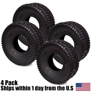 4PK-15-6-00-6-15-6-00x6-Kubota-T2080-Lawn-Mower-Turf-4PLY-Tubeless-Tires