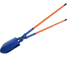 Insulated Post Hole Digger Cross Shovel With Carbon Steel Head & Bs Shaft & Grip