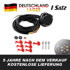 Universal Elektrosatz 7 polig Kabelsatz AHK Anhängerkupplung Anhänger E-Satz KFZ