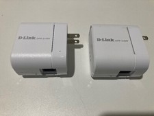 Lot of 2 D-Link DHP310AV Mini Adapters