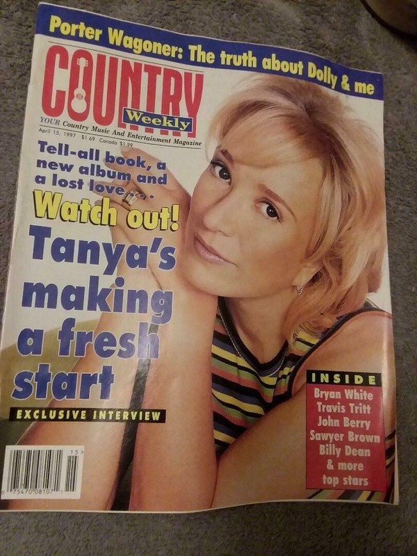 Tanya Tucker On Cover Of Country Weekly Magazine 1997- So Cool!!!
