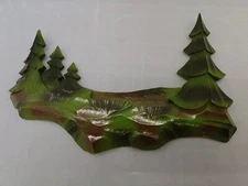 German Black Forest Pine Tree Cuckoo Clock Trim, Made In Germany,NEWFRONT MOUNT 