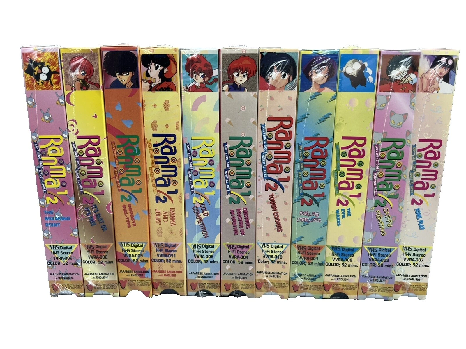 Animation & Anime Box Set VHS Tapes