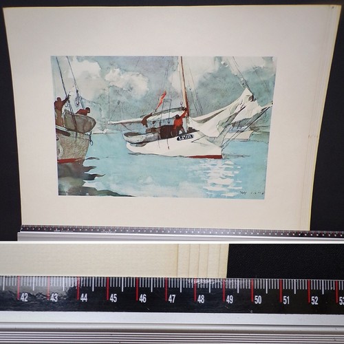 Winslow Homer Vintage Art Prints Set of 6 Seascape Maritime Watercolour Painting - Picture 4 of 23