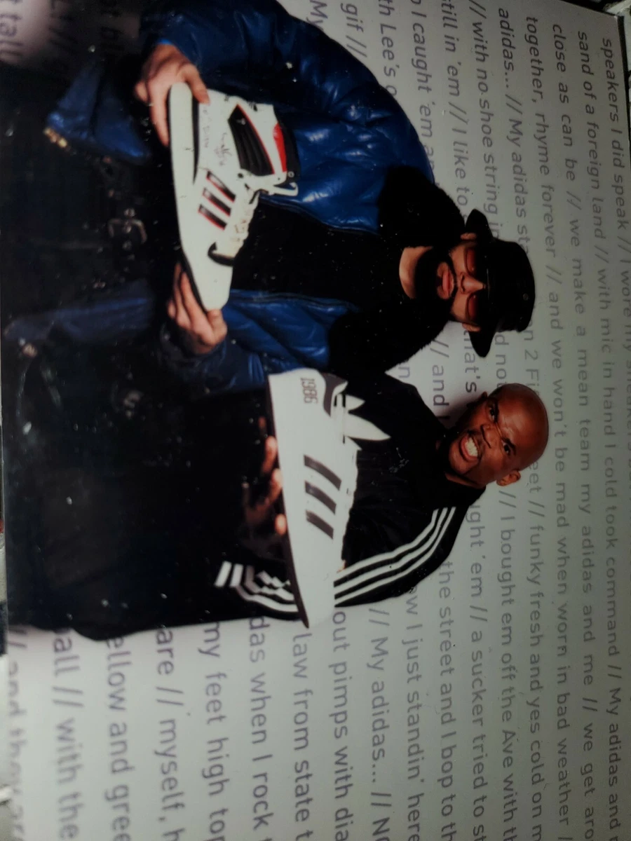RARE AUTOGRAPHED RUN DMC ADIDAS EL DORADO MADE IN FRANCE rivalry vintage 80s