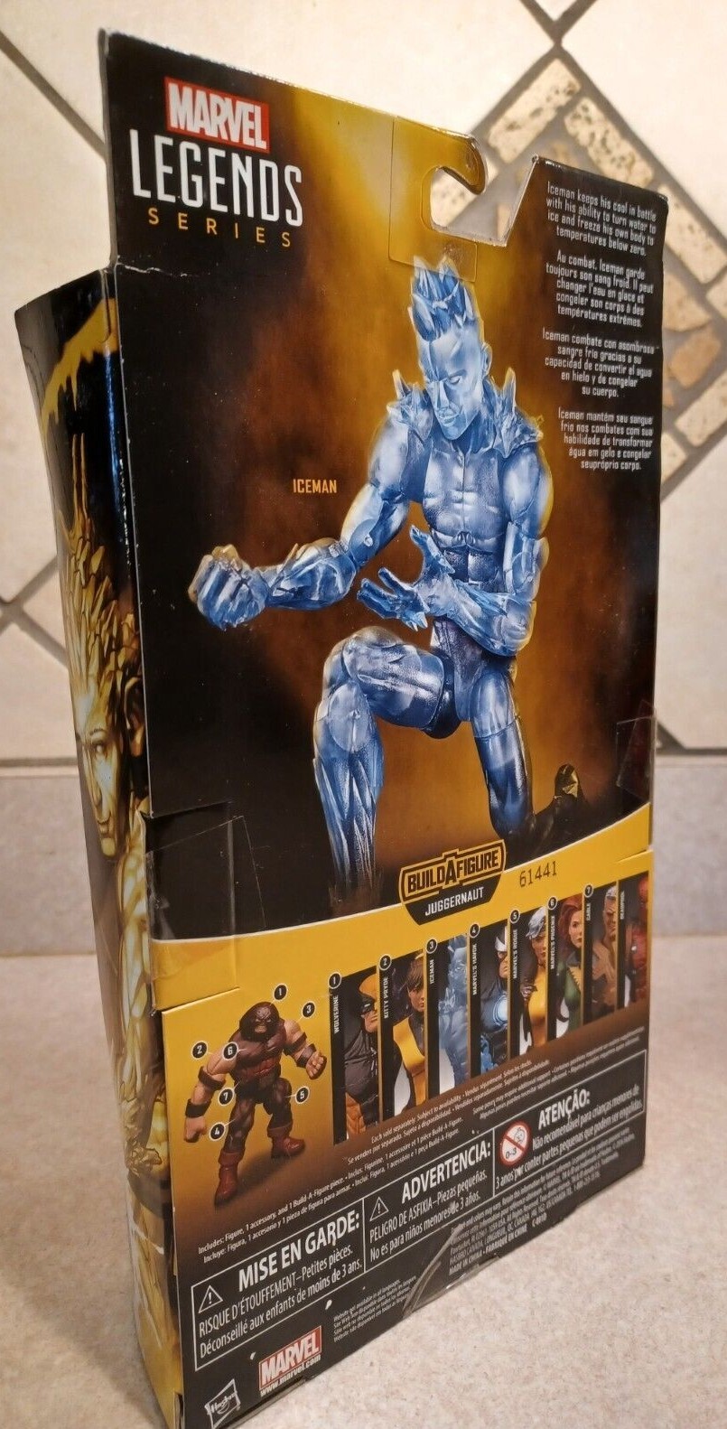 Marvel Legends X-Men Iceman Action Figure Juggernaut BAF Wave
