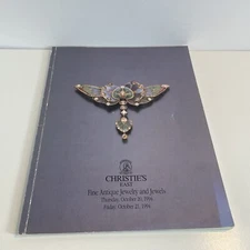 Sotheby's Sale  Fine Antique Jewelry Jewels New York 20 & 21 October 1999 Catalo