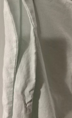 2 Eileen Fisher Home - Mint Green Linen Standard Pillow Shams EUC! - Picture 6 of 11